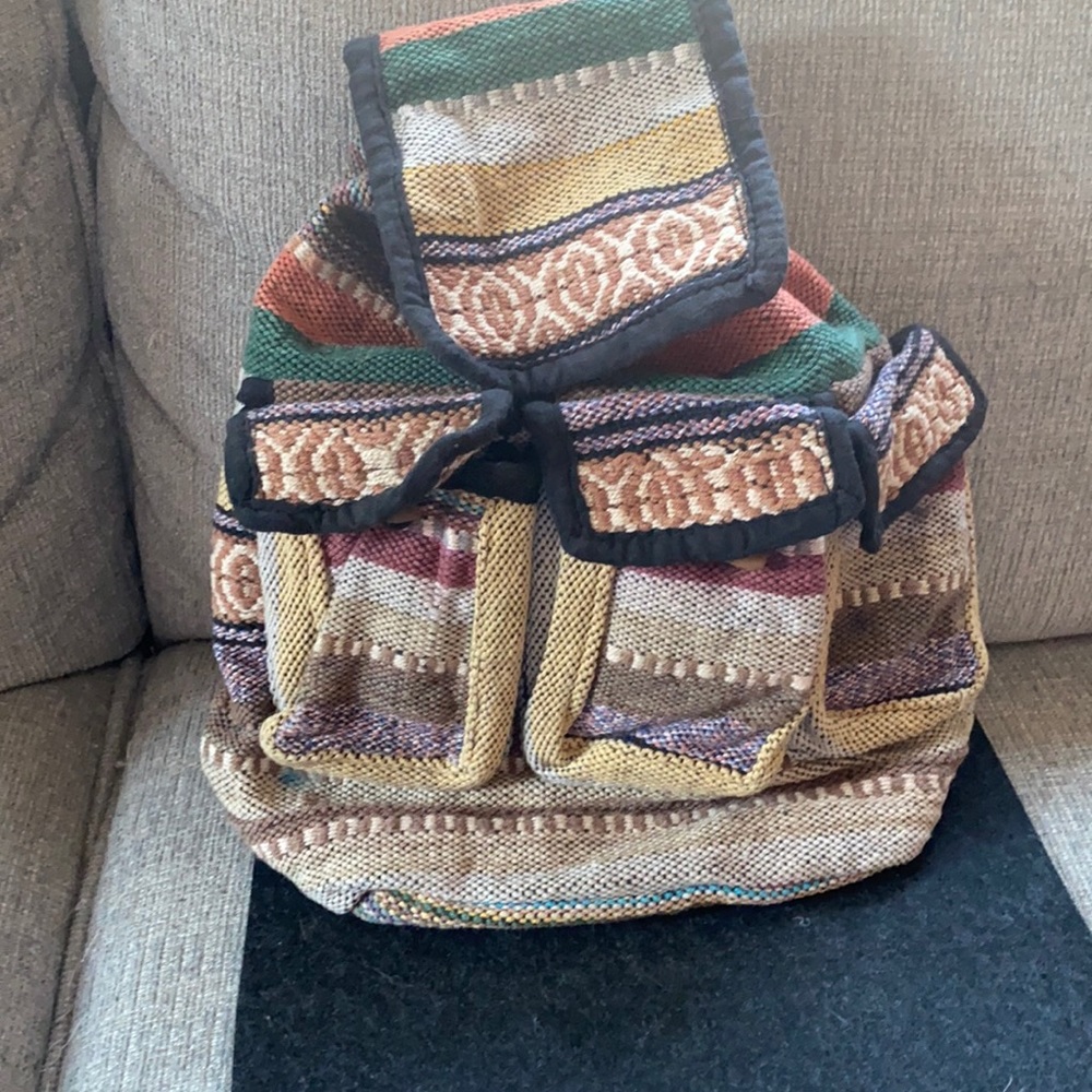 Handmade Boho backpack - Picture 3 of 7
